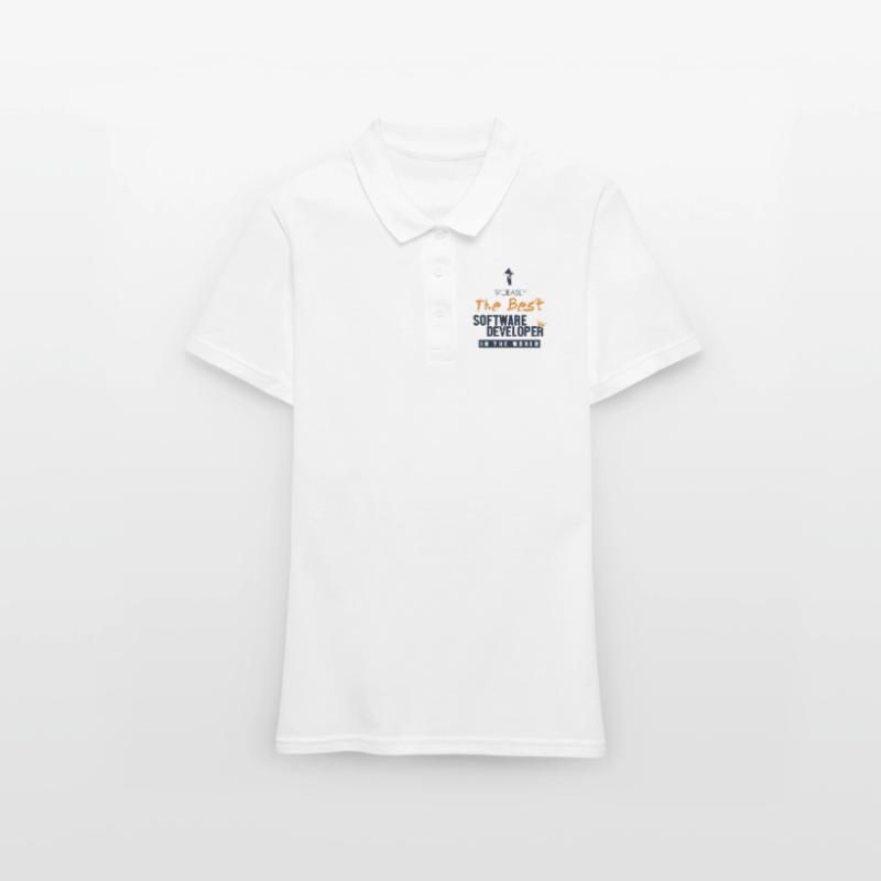 Best Software Developer World Full Stack Software Women's Polo Shirt