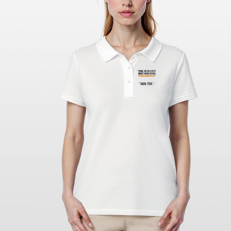Sohn Programmieren Ja Vater Developer Coder Frauen Polo Shirt
