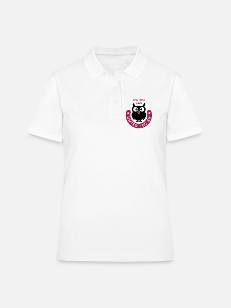 UHU unter hundert Kilo - Frauen Polo Shirt - Weiß