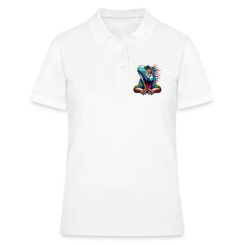 Iguane - Polo Femme - blanc - Devant - Ailine (174cm)