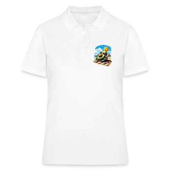 Trop mûr pour bouger - Polo Femme - blanc - Devant - Ailine (174cm)