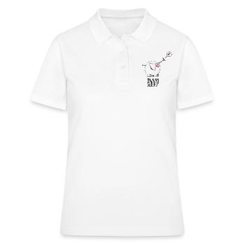 Trompettiste - Polo Femme - blanc - Devant - Ailine (174cm)