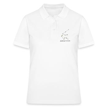 Sternzeichen Wassermann - Frauen Polo Shirt - Weiß - Vorne - Ailine (174cm)