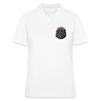 Horizon - Polo Femme - blanc - Devant - Ailine (174cm)