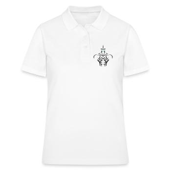 Alpha maiden Deluxe - Frauen Polo Shirt - Weiß - Vorne - Ailine (174cm)