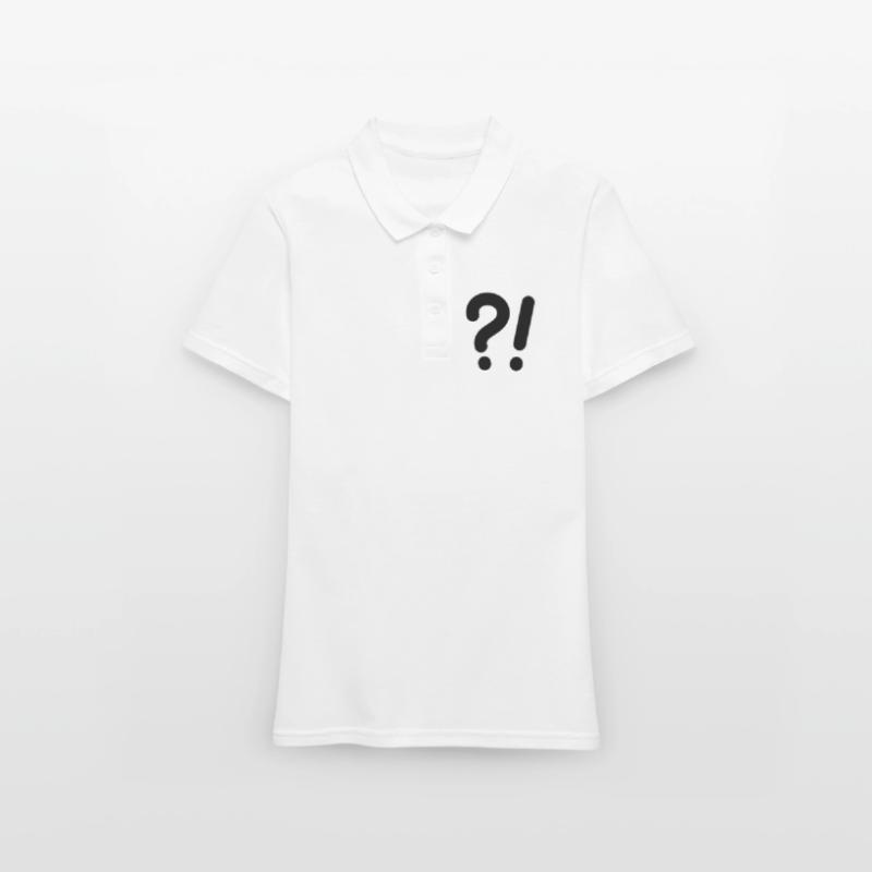 Points d’interrogation et points d’exclamation Polo Femme