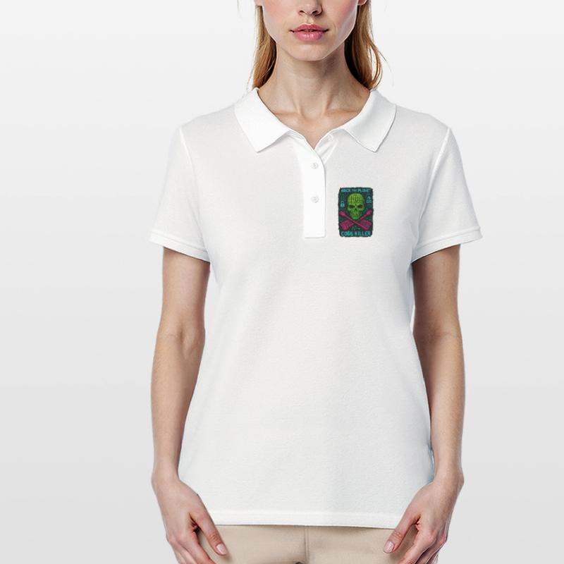 Hack the Planet Code Killer - Cyber Security Women's Polo Shirt