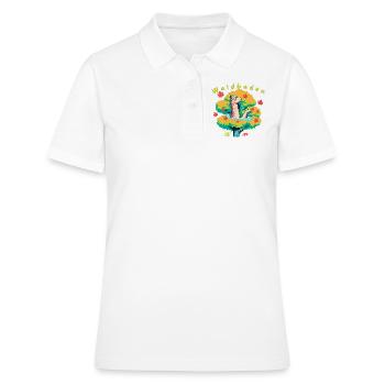 Forest bathing - Women's Polo Shirt - white - Front - Ailine (174cm)