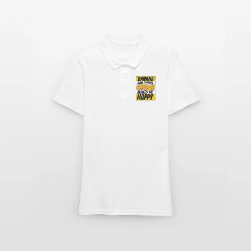 Me rend heureux Serpent Python Boule de banane Python Polo Femme