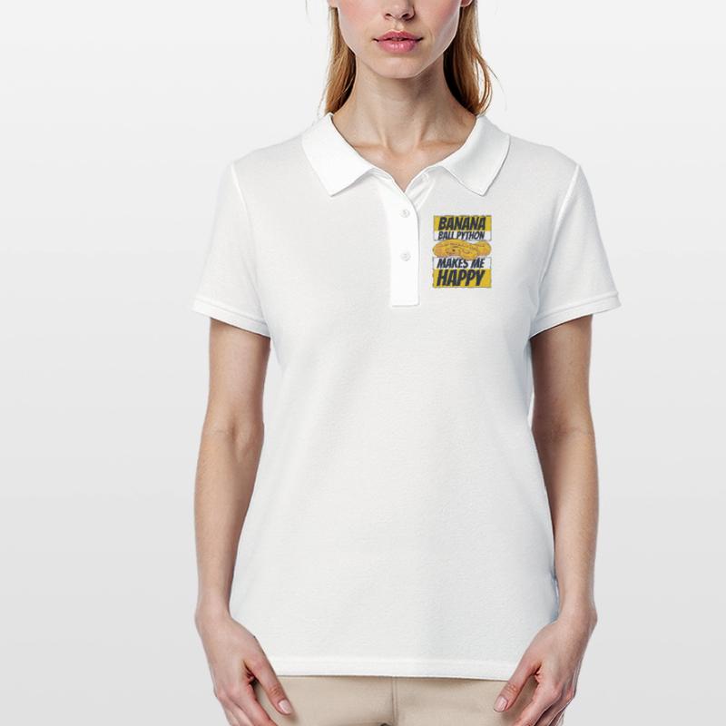 Me rend heureux Serpent Python Boule de banane Python Polo Femme