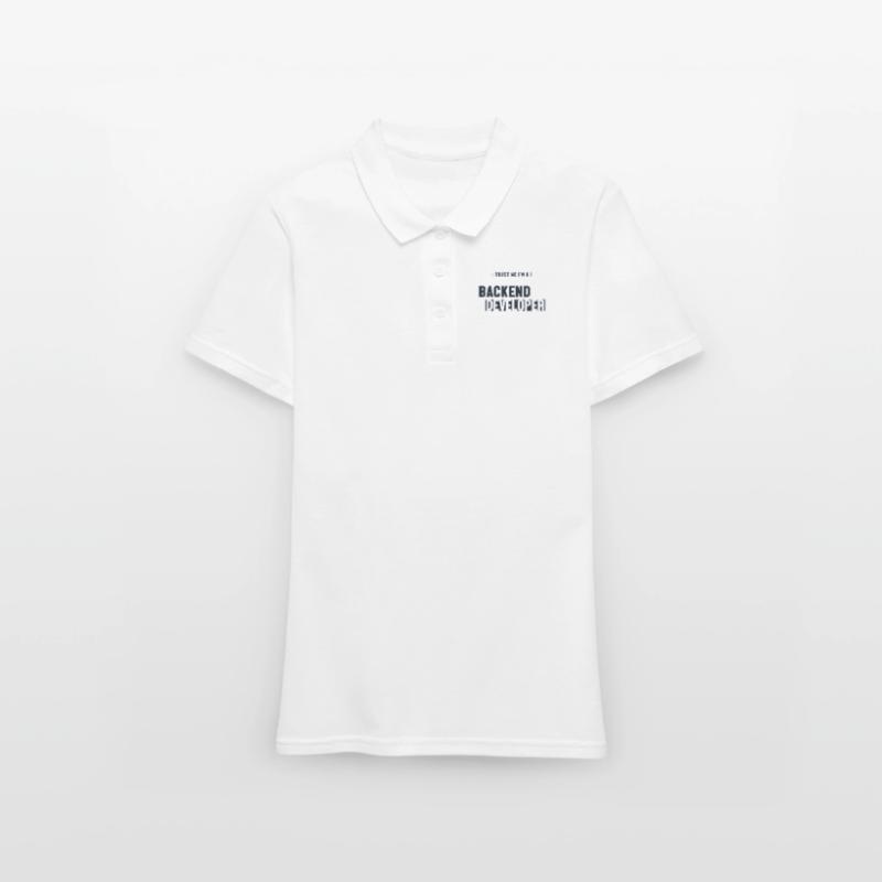 Trust Me I'm Backend Developer Developer Coder Frauen Polo Shirt