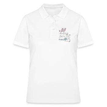 Osterhasen - Frauen Polo Shirt - Weiß - Vorne - Ailine (174cm)