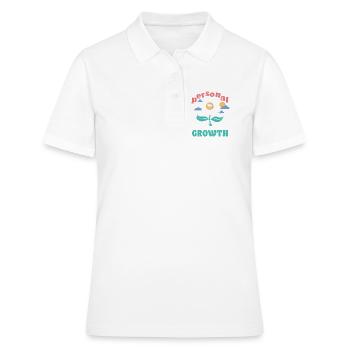 Croissance personnelle Daisy - Polo Femme - blanc - Devant - Ailine (174cm)