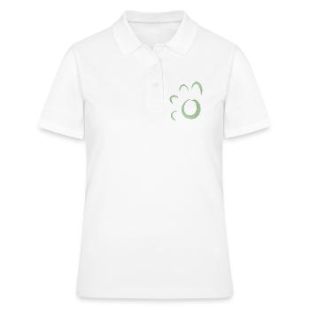 Résumé de l’Anneau Solaire Vert - Polo Femme - blanc - Devant - Ailine (174cm)