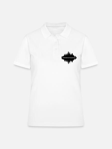 SON DE SILENCE - Polo Femme - blanc