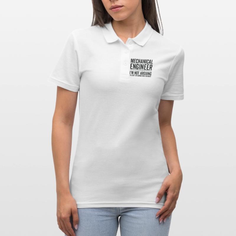 Just Explaining - Mechanical Engineer Women's Polo Shirt