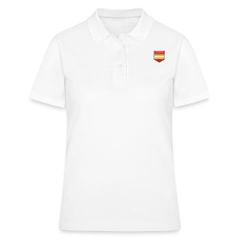 Poche du drapeau de la fierté lesbienne LGBTQ Butch - Polo Femme - blanc - Devant - Ailine (174cm)