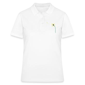 Pissenlit,Pissenlit,Renoncule, ✔ - Polo Femme - blanc - Devant - Ailine (174cm)