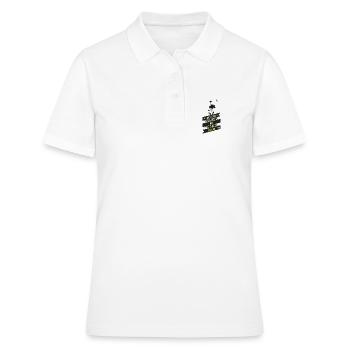 Floristin gärtnern garten blumen hobby pflanzen lo - Frauen Polo Shirt - Weiß - Vorne - Ailine (174cm)