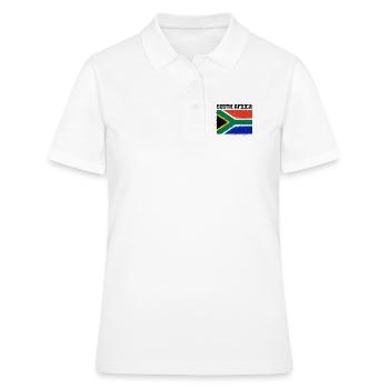 Afrique du Sud - Polo Femme - blanc - Devant - Ailine (174cm)