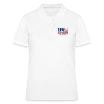 États-Unis - Polo Femme - blanc - Devant - Ailine (174cm)