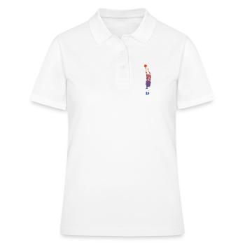 Basketball Dunk - Women's Polo Shirt - white - Front - Ailine (174cm)