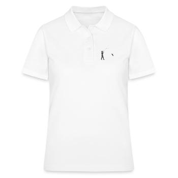 Zander Angler - Frauen Polo Shirt - Weiß - Vorne - Ailine (174cm)