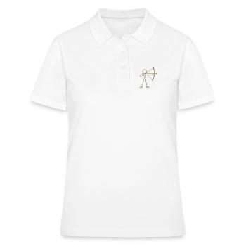 Archer à l’arc à l’arc à l’arc - Polo Femme - blanc - Devant - Ailine (174cm)