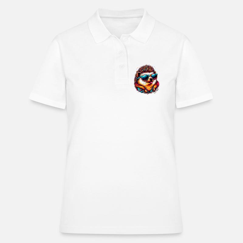 Hérisson - Polo Femme - blanc