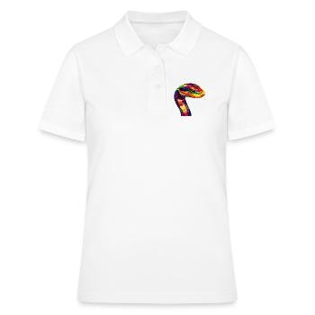 Serpent Python Cobra Mamba Serpent à sonnettes Serpent - Polo Femme - blanc - Devant - Ailine (174cm)
