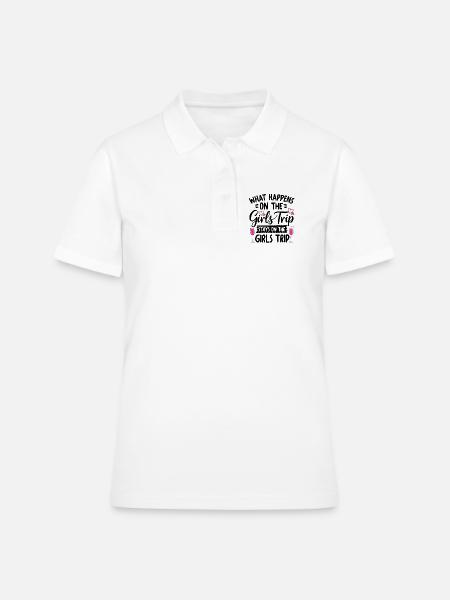 Feierliches Gläser-Design mit Herzen - Frauen Polo Shirt - Weiß