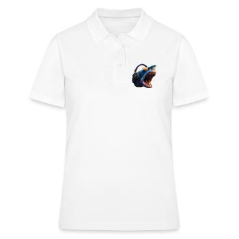 requin requin tigre requin plongeur requins mignons grand requin blanc - Polo Femme - blanc - Devant - Ailine (174cm)