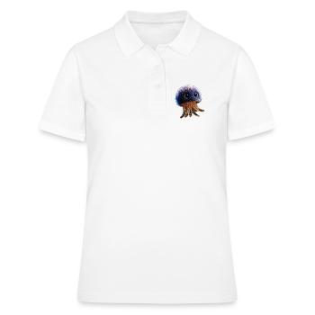 Méduse Méduse de feu Méduse Méduse mignonne - Polo Femme - blanc - Devant - Ailine (174cm)