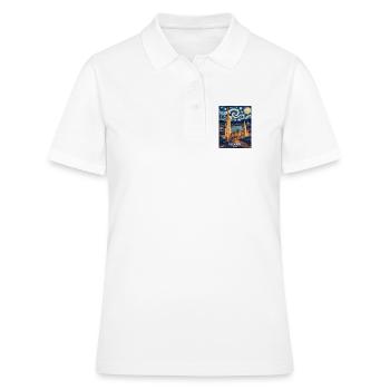 Vienne - Polo Femme - blanc - Devant - Ailine (174cm)