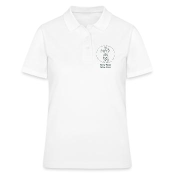 Horticulture biologique, agriculture durable - Polo Femme - blanc - Devant - Ailine (174cm)