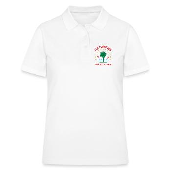 Lune de miel Maurice Vacances de lune de miel 2026 - Polo Femme - blanc - Devant - Ailine (174cm)