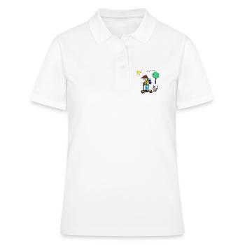 Enfants enfants Enfants Enfants Amis chats à l’école - Polo Femme - blanc - Devant - Ailine (174cm)
