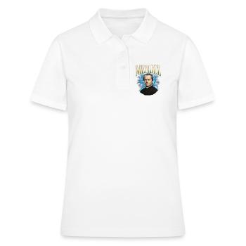 Gregor Mendel Donner - Frauen Polo Shirt - Weiß - Vorne - Ailine (174cm)