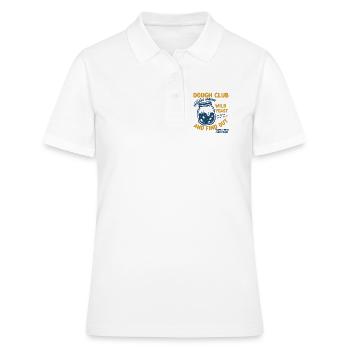 Pain au levain au levain Club Levure sauvage - Polo Femme - blanc - Devant - Ailine (174cm)