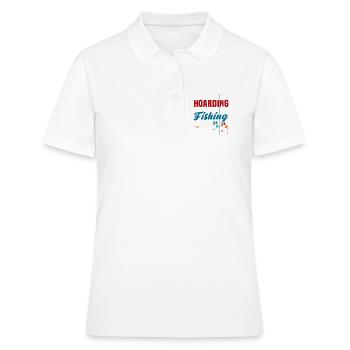 It’s Not Hoarding Fishing Rods Graphic - Frauen Polo Shirt - Weiß - Vorne - Ailine (174cm)