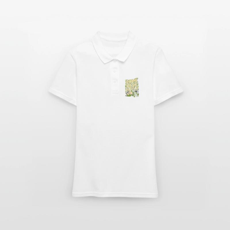 Remote Developer Home Desk Hustle Remote Coder Women's Polo Shirt