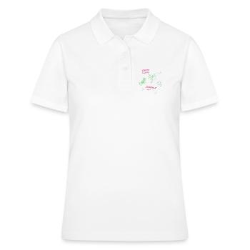 « Club d’été des enseignants fatigués » Conception de vacances à la plage - Polo Femme - blanc - Devant - Ailine (174cm)
