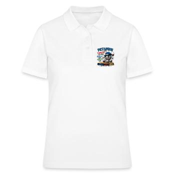  Petanque Weill Therapie Zu Teuer Kugeln Aber - Frauen Polo Shirt - Weiß - Vorne - Ailine (174cm)