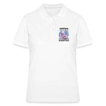 Weekend Gaming Schlafmodus Faultier - Frauen Polo Shirt - Weiß - Vorne - Ailine (174cm)