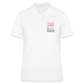 Beste Lehrerin Abschied Jobwechsel Rente - Frauen Polo Shirt - Weiß - Vorne - Ailine (174cm)