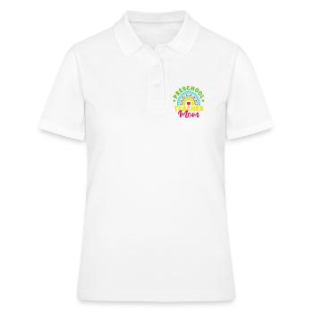 Enseignante de maternelle Maman de maternelle Institutrice de maternelle - Polo Femme - blanc - Devant - Ailine (174cm)