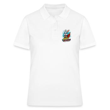 Danke Das Du Uns Beim Wachsen Geholfen Hast! - Frauen Polo Shirt - Weiß - Vorne - Ailine (174cm)