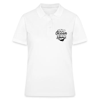 Every Time I Slip Marine Science Marine Biologist - Women's Polo Shirt - white - Front - Ailine (174cm)
