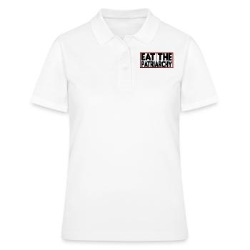 Cadeau féministe féministe féministe - Polo Femme - blanc - Devant - Ailine (174cm)