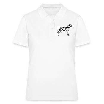 Dalmatian - Women's Polo Shirt - white - Front - Ailine (174cm)